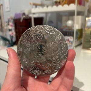Gucci Silver Floral Compact